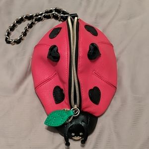Betsey Johnson ladybug wristlet